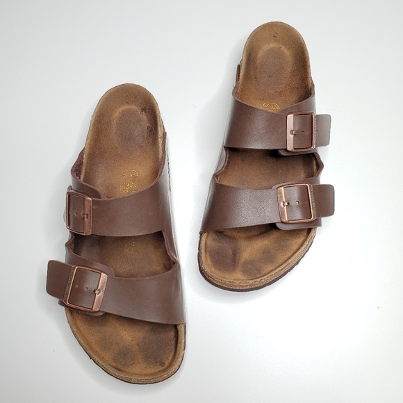 Birkenstock Other - Birkenstocks Arizona Sandals Two Strap Brown